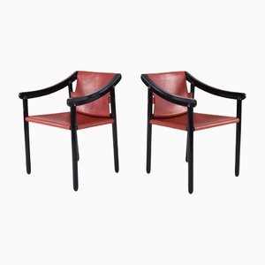 Modern Italian 905 Armchairs by Vico Magistretti for Cassina, Set of 2