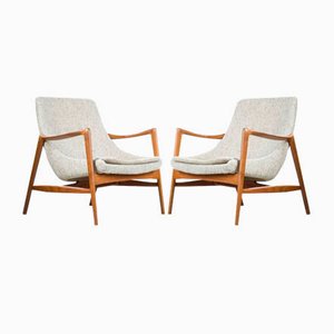 Teak Lounge Chairs for Dokka by Adolf Relling, Set of 2