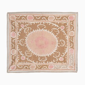 White Washed Pink Tapestry from Suzani
