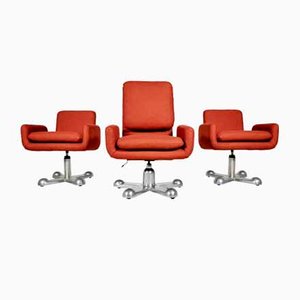 Drehbare Schreibtischstühle von Perry King & Santiago Miranda für Planula, 1970er, 2er Set