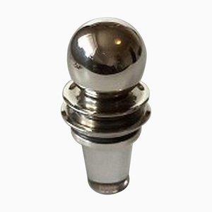 Sterling Silver Pyramid Bottle Stopper No. 206 from Georg Jensen