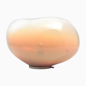 Sedna Amber Iridescent Size S Table Lamp by Simone Lueling for Eloa