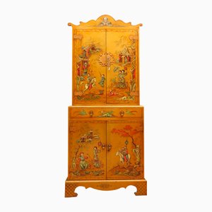 Antique Art Deco Gold Painted Cabinet, China