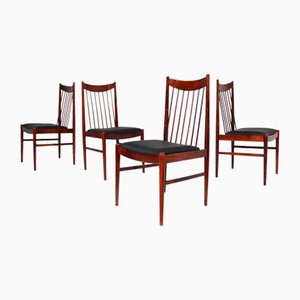 Mid-Century Danish Model 422 Dining Chairs by Arne Vodder, Set of 4