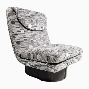 Poltrona Comfort in tessuto e fibra di vetro di T. Ammannati & GP Vitelli, Italia, anni '70