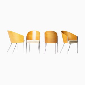 King Costes Stühle von Philippe Starck, 4er Set