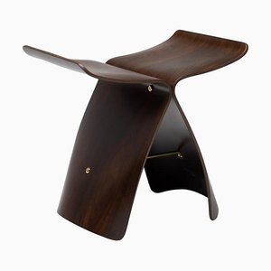 Japanese Rosewood Butterfly Stool by Sori Yanagi