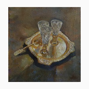 Kamsar Ohanyan, Copper Plate, 2022, Oil on Canvas