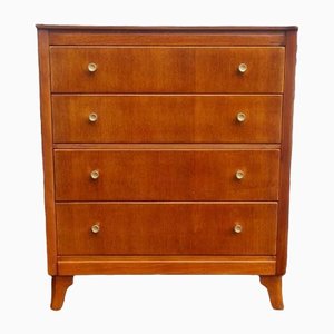 Vintage Oak Chest of Drawers from Lebus