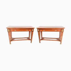 French Empire Console Tables, 1890s, Set of 2