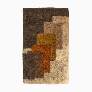 Large Brown Cubes Rug from Desso