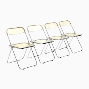 Chaises Pliantes Plia par Giancarlo Piretti pour Anonima Castelli, 1960s, Set de 4