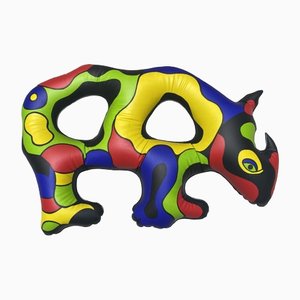 Niki De Saint Phalle, Rhinocéros Gonflable, 21ème Siècle, Sculpture en Plastique