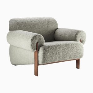 Fauteuil Paloma du 21ème Siècle en Boucle / Tabac