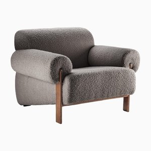21st Century Paloma Armchair in Boucle / Umber