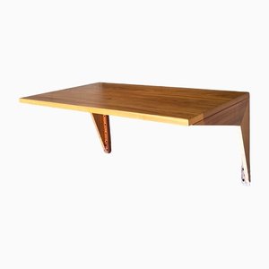 Teak Wall Mounted Desk by Poul Cadovius, 1960s