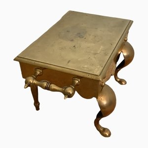 Victorian Footrest in Solid Brass
