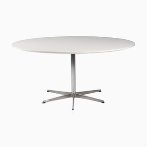 Round Dining Table by Piet Hein & Arne Jacobsen for Fritz Hansen
