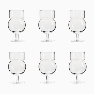 Sferico Glasses by Joe Colombo for Karakter, Set of 6