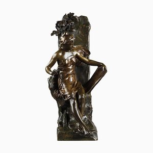 Bronzo patinato di Emile Louis Picault