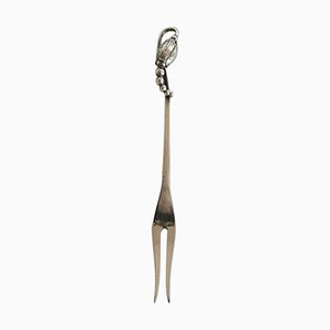 Sterling Silver Blossom No. 84 Cold Meats Fork No. 146 from Georg Jensen