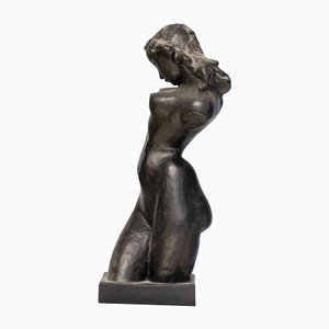 Art Deco Nude Female Torso Figure