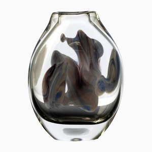 Geschmolzene Glasvase von Železný Brod Glassworks