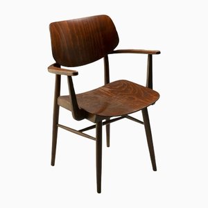 Fauteuil en Bois Courbé par Oswald Haerdtl pour Ton