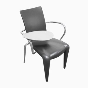 Sedia Louis 20 in metallo con braccioli di Philippe Starck per Vitra