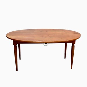 Large Louis XVI Oval Table, 1800s
