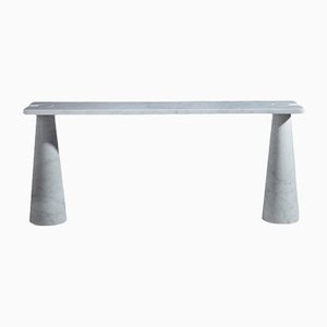 White Marble Eros Console by Angelo Mangiarotti for Skipper, 1990s