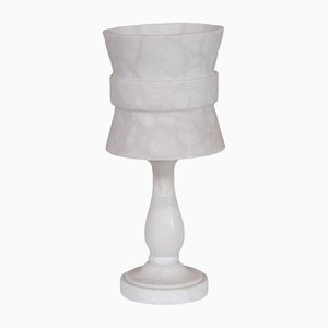 Mid-Century French Alabaster Table Lamp