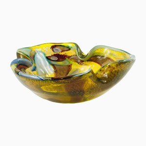 All Fruits Art Glass Bowl by Dino Martens for Aureliano Toso, Italy, 1960s