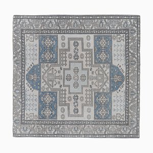 Vintage Turkish Square Kars Rug