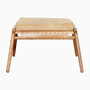 Tabouret en Chêne par Heinz Heger pour PGH Erzgebirge Arts and Crafts Annaberg Buchholz