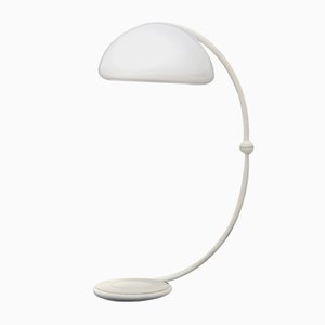 Weiße Serpente Stehlampe von Elio Martinelli für Martinelli, 1960er