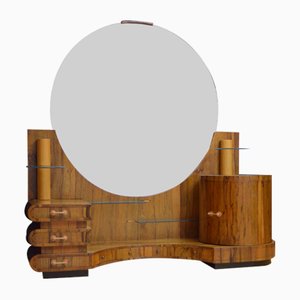 Art Deco Walnut Dressing Table