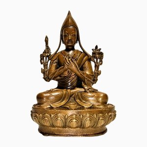 Sacerdote Buddha in bronzo, XVIII secolo