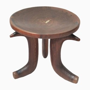 African Hand-Carved Stool