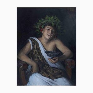 Marco Fariello, The Little Dionysus, óleo sobre lienzo, 2021