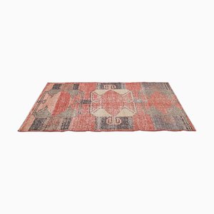 Tapis Vintage en Laine Rouge, Turquie