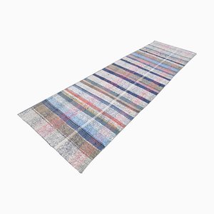 Tapis de Couloir Kilim Vintage en Laine, Turquie