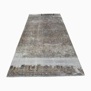 Tapis Oushak Vintage Floral en Laine