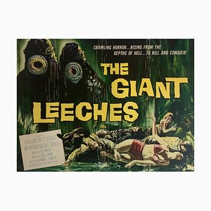 Póster The Giant Leeches vintage, 1968