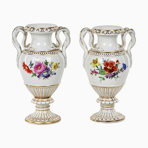 Meissen Porcelain Vases, Set of 2