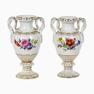 Vases en Porcelaine de Meissen, Set de 2