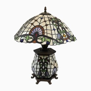 Jugendstil Tiffany Glas Tischlampe