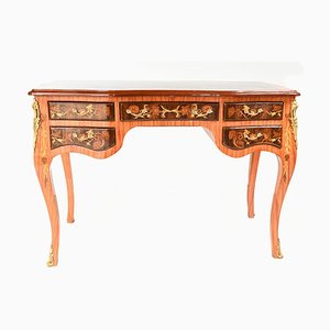 French Empire Floral Marquetry Inlay Desk