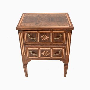 Empire Marquetry Inlay Nightstand Chest