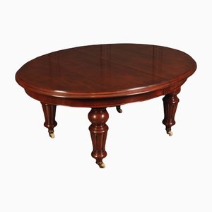 Large Victorian Mahogany Extending Dining Table